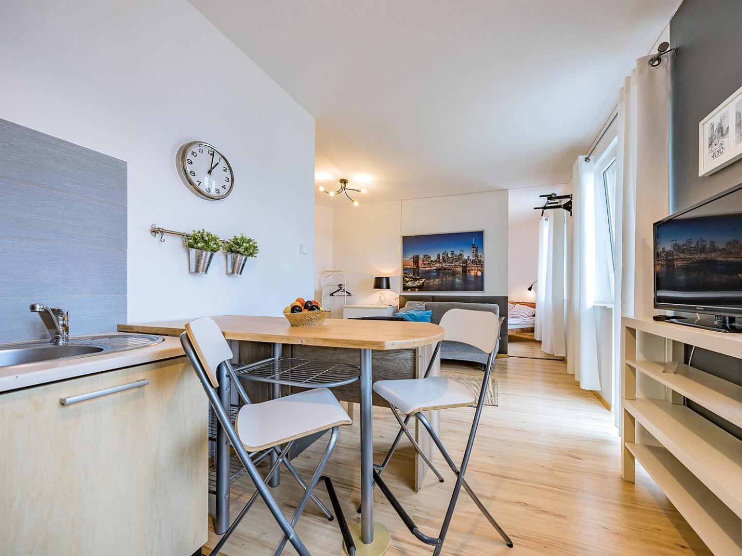 Apartament Z Balkonem I Bezplatnym Parkingiem Гданськ Екстер'єр фото